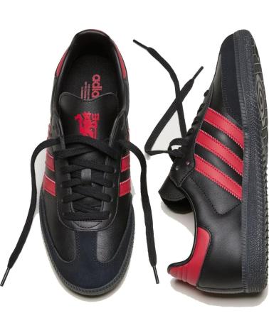 CHAUSSURES ADIDAS SAMBA MANCHESTER UNITED CORE JQ4036 NOIR ROUGE BLACK