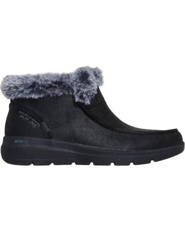 SKECHERS SLIP-INS GLACIAL ULTRA COZY GETAWAY NEGRO