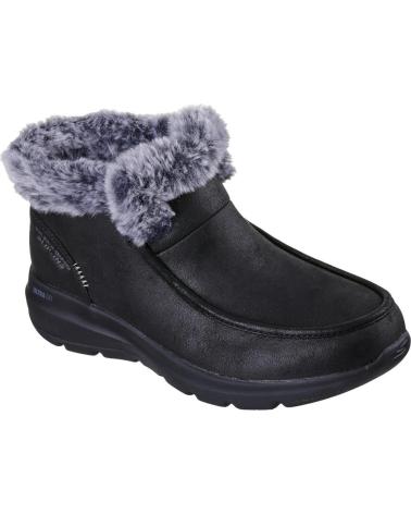 SKECHERS SLIP-INS GLACIAL ULTRA COZY GETAWAY NEGRO