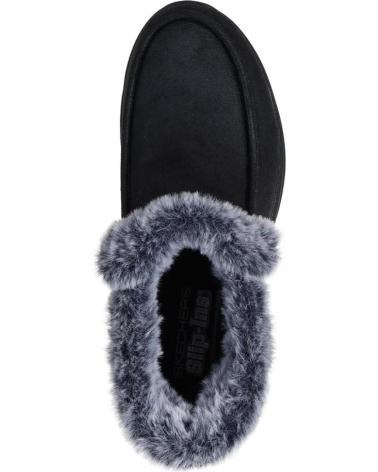 SKECHERS SLIP-INS GLACIAL ULTRA COZY GETAWAY NEGRO