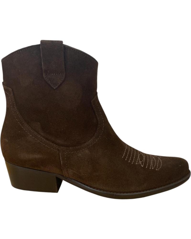 BRYAN STEPWISE CALIOPE COWBOY WESTERN ANKLE BOOT BROWN MARRóN
