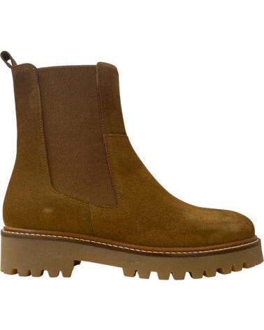 BRYAN STEPWISE MARION BROWN SUEDE CHELSEA BOOT MARRóN