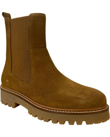 BRYAN STEPWISE MARION BROWN SUEDE CHELSEA BOOT MARRóN