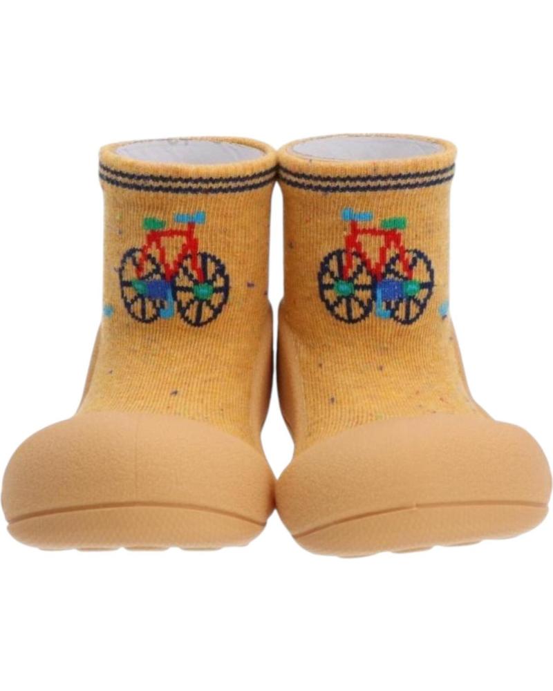 ATTIPAS BICYCLE YELLOW FIRST STEPS SHOES ABI020 AMARILLO