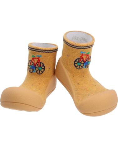 ATTIPAS BICYCLE YELLOW FIRST STEPS SHOES ABI020 AMARILLO