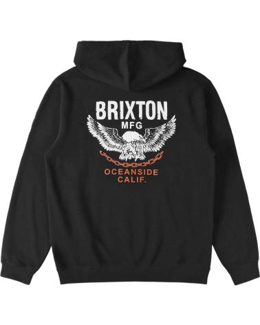 BRIXTON SUDADERA EN COLOR PARA UNISEX BLACK