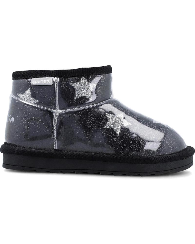 GARVALIN BOTAS WATERPROOF PARA NINA 251558 ESTRELLAS NEGROA054