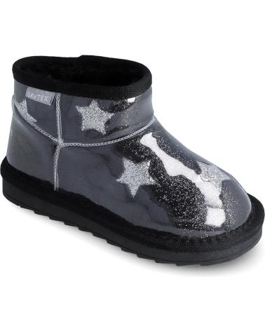 GARVALIN BOTAS WATERPROOF PARA NINA 251558 ESTRELLAS NEGROA054