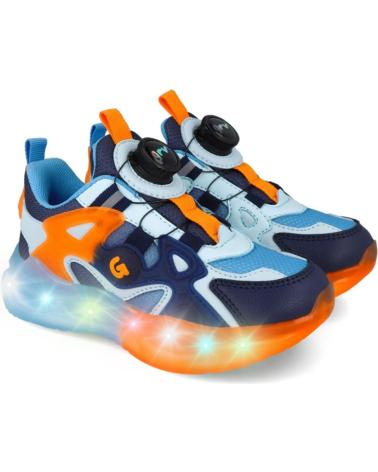 GARVALIN DEPORTIVAS CON LUZ PARA CHICO 251815 AURORA AZULA008