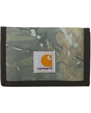 CARHARTT WIP CARTERA ALEC WALLET CAMO COMBI VERDE GREEN NAN