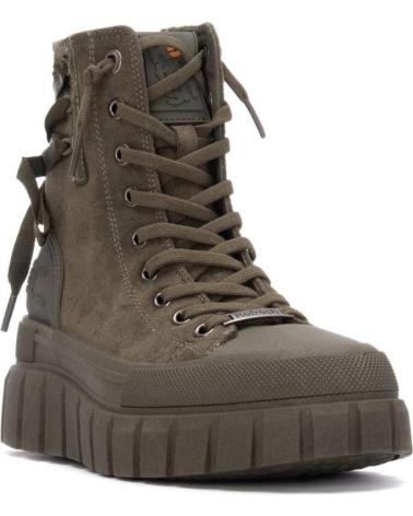 BOTTINE MILITAIRE REFRESH 173077 KAKI À PLATEFORME KAKI