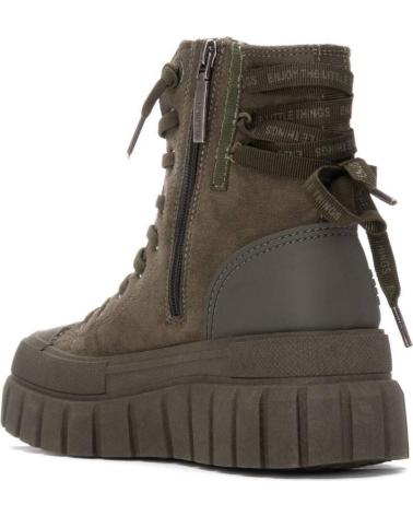 BOTTINE MILITAIRE REFRESH 173077 KAKI À PLATEFORME KAKI