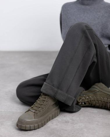 BOTTINE MILITAIRE REFRESH 173077 KAKI À PLATEFORME KAKI