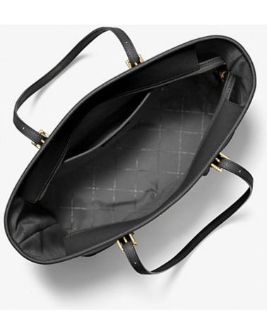 MICHAEL KORS JET SET TRAVEL LARGE BLACK TOTE BAG BLACK