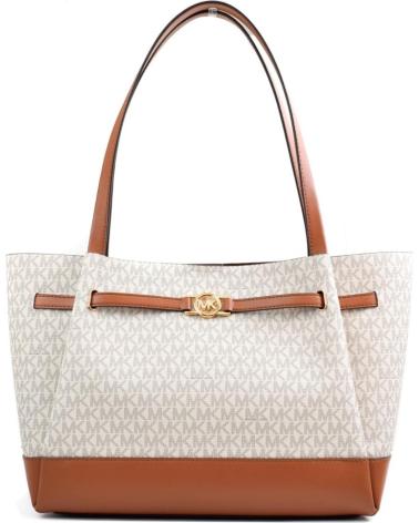 MICHAEL KORS REED MONOGRAM VANILLA TOTE BAG VANILLA