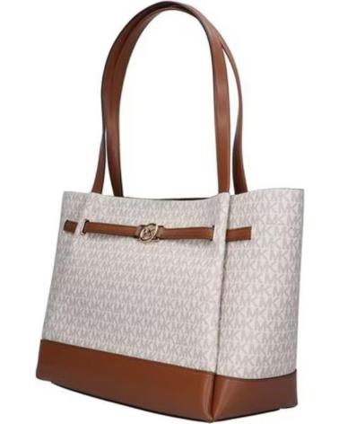 MICHAEL KORS REED MONOGRAM VANILLA TOTE BAG VANILLA