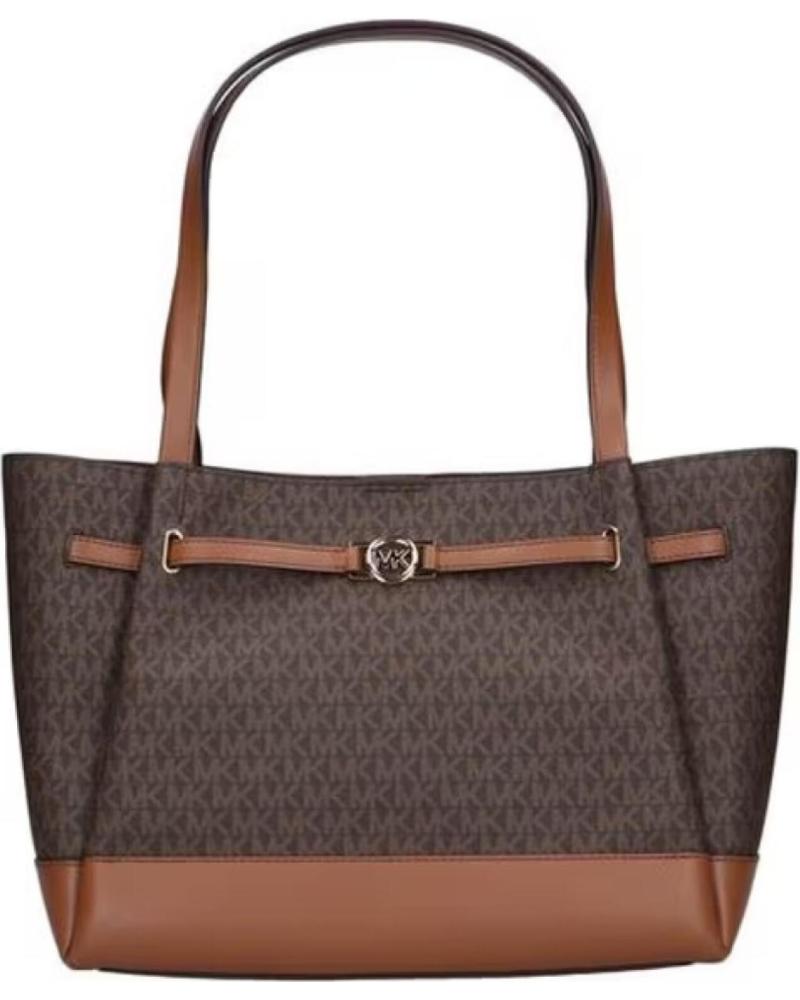 MICHAEL KORS REED BROWN TOTE BAG BROWN