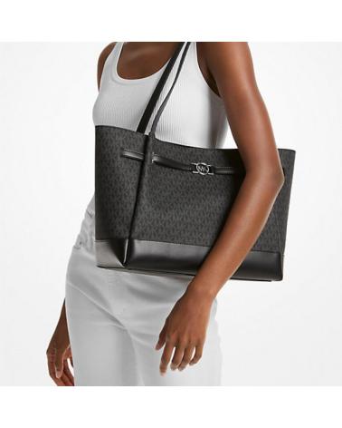 MICHAEL KORS REED BLACK TOTE BAG BLACK