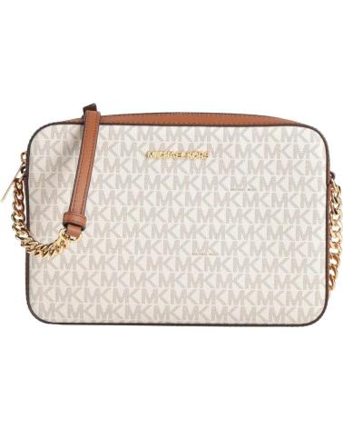 MICHAEL KORS JET SET ITEM VANILLA WHITE CROSSBODY BAG VANILLA