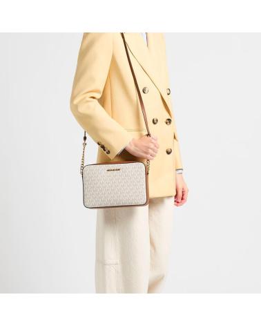 MICHAEL KORS JET SET ITEM VANILLA WHITE CROSSBODY BAG VANILLA