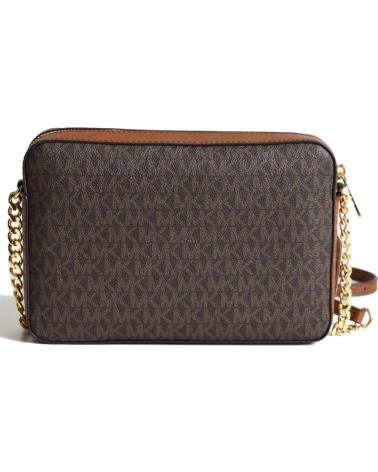 MICHAEL KORS JET SET ITEM CROSSBODY BAG BROWN BROWN