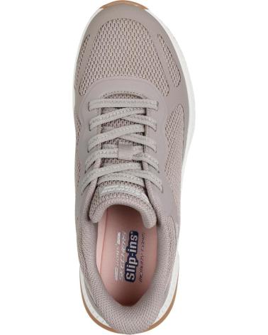 SKECHERS BOB SQUAD TÊNIS TAUPE MESH BEIG