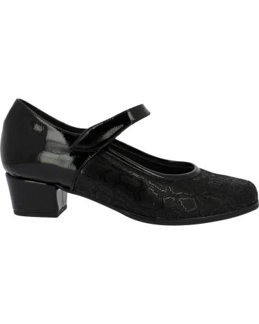 DOCTOR CUTILLAS 81761 PUMPS MIT ABSATZ SCHWARZ GEMUSTERT NEGRO