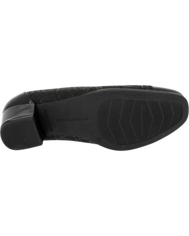 DOCTOR CUTILLAS 81763 HEELED BALLERINAS PATTERNED BLACK NEGRO