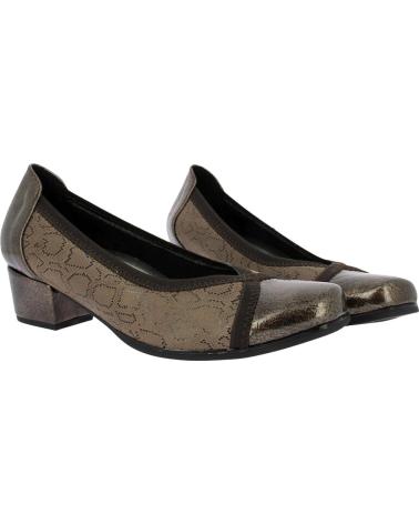 D`CUTILLAS DOCTOR CUTILLAS 81763 - SABRINAS COM SALTO BAIXO ESTAMPADO MARROM MARRON