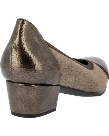 D`CUTILLAS DOCTOR CUTILLAS 81763 - SABRINAS COM SALTO BAIXO ESTAMPADO MARROM MARRON