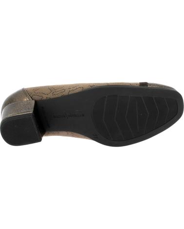 D`CUTILLAS DOCTOR CUTILLAS 81763 - SABRINAS COM SALTO BAIXO ESTAMPADO MARROM MARRON