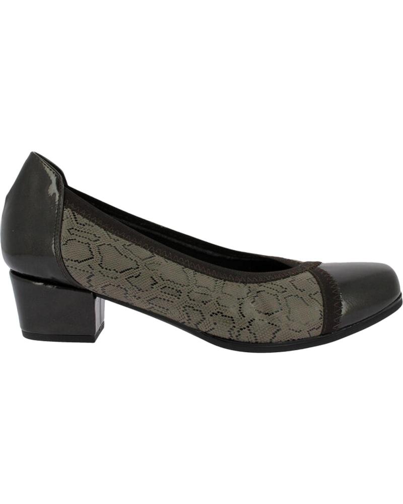 D`CUTILLAS DOCTOR CUTILLAS 81763 - SABRINAS COM SALTO BAIXO ESTAMPADO ANTRACITE ANTRACITA