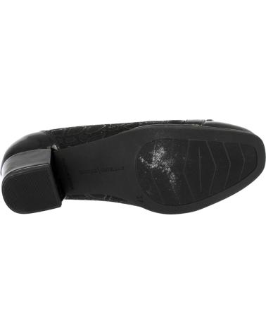D`CUTILLAS DOCTOR CUTILLAS 81764 - SABRINAS COM SALTO BAIXO ESTAMPADO PRETO NEGRO