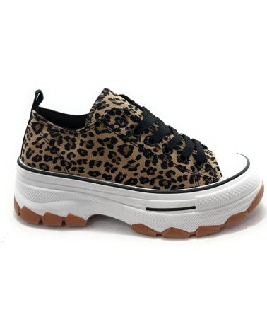 CHIC VISION LONAS PUNTERA LEOPARDO CORDON DOBLE PISO VARIOS COLORES