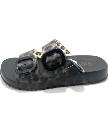 TONGS DE PLAGE IGOR À BOUCLES NOIRES NEGRO