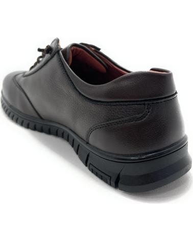 LEONAL ZAPATO CABALLERO CASUAL ELASTICO CONFORT MARRóN