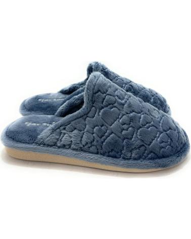 GARZON ZAPATILLAS DE CASA PISO PARQUET DISEÑO CORAZÓN VARIOS COLORES