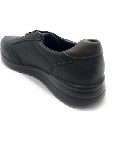 LEONAL ZAPATOS CABALLERO CASUAL SPORT ELASTICO NEGRO