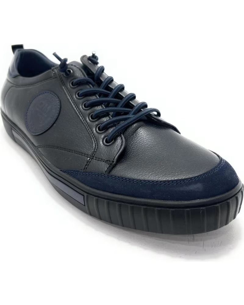 BASKETS CASUAL CHIC VISION À LACETS HOMME NEGRO