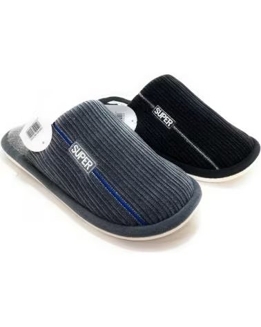 JOMIX PANTOUFLES CONFORT SUPER POUR HOMME GRIS