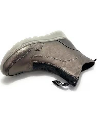 HUALUN SPORT-STIEFELETTEN MIT REISSVERSCHLUSS UND KOMFORT-KEILABSATZ MARRóN