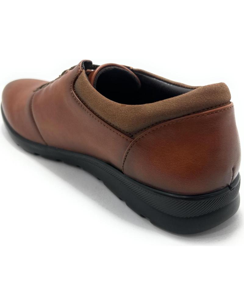SAPATOS CASUAIS ELÁSTICOS CONFORTO RELAX HUALUN CASTANHOS MARRóN