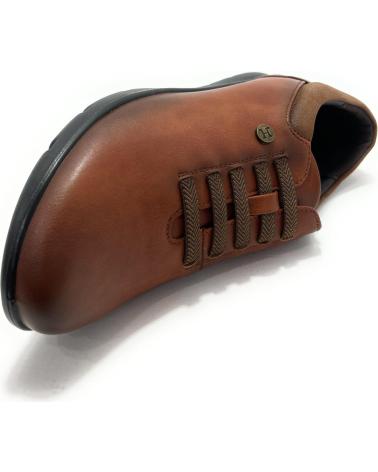 SAPATOS CASUAIS ELÁSTICOS CONFORTO RELAX HUALUN CASTANHOS MARRóN