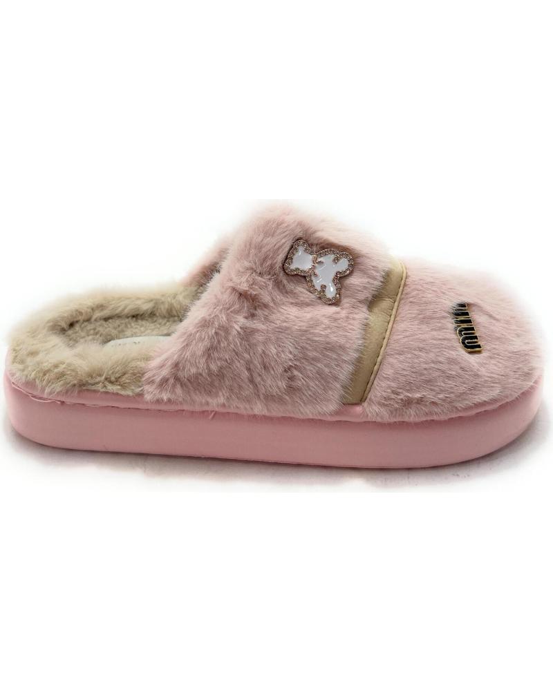 JOMIX CHAUSSONS DOUX ROSE AVEC DÉTAILS RELAX ROSA