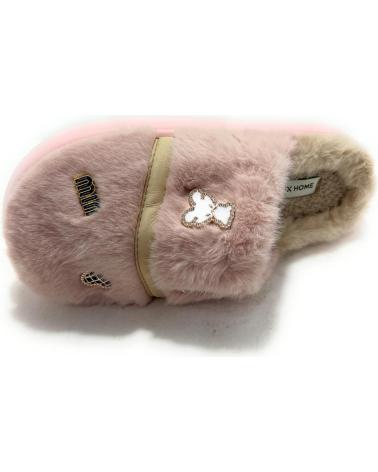 JOMIX CHAUSSONS DOUX ROSE AVEC DÉTAILS RELAX ROSA