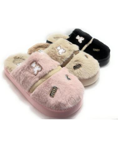 JOMIX CHAUSSONS DOUX ROSE AVEC DÉTAILS RELAX ROSA