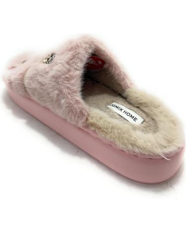 JOMIX CHAUSSONS DOUX ROSE AVEC DÉTAILS RELAX ROSA