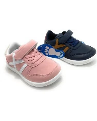 BASKETS DEMAX BAREFOOT RELAX ÉLASTIQUES POUR FILLE ROSA