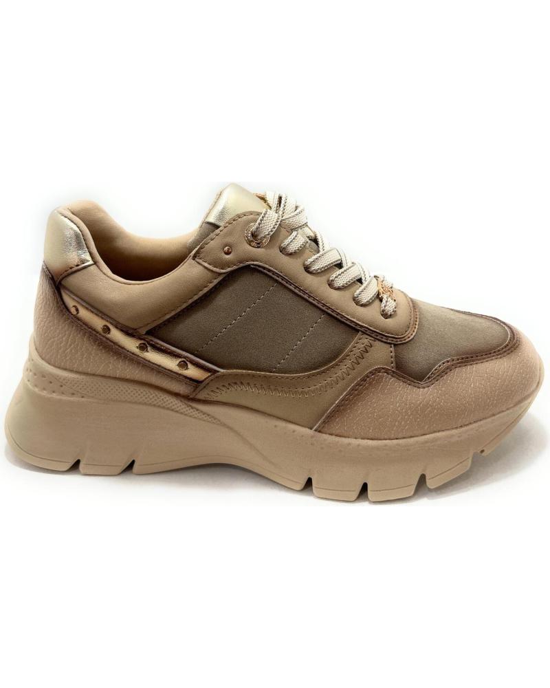 HUALUN PLATEAU-SNEAKER MIT SCHNÜRSENKELN KOMFORT BEIGE FÜR DAMEN BEIGE