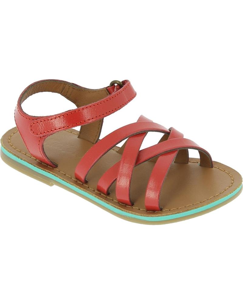 KICKERS SANDALIA PARALLELO - ROJO